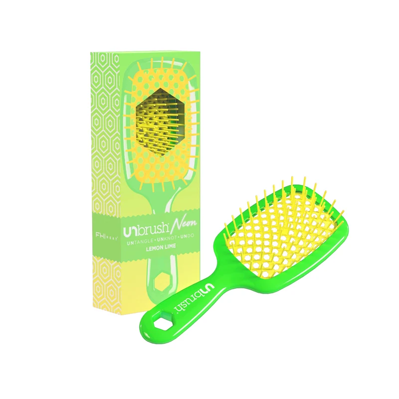 UNbrush Detangling Haarbürste Neon - Zitrone-Limette