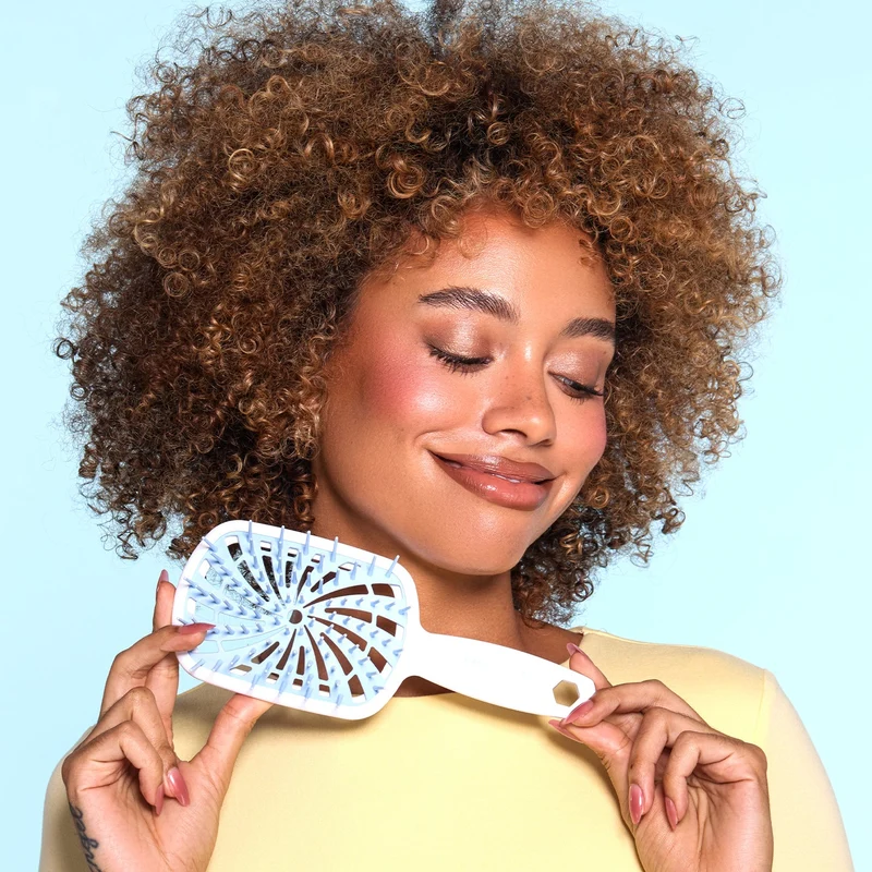 UNbrush Detangling Haarbürste Plus Weiß Zuckerwatte