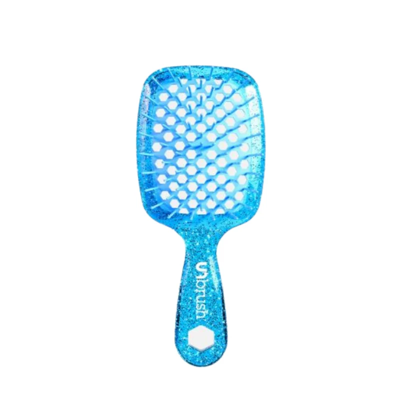 UNbrush Entwirrende Haarbürste Mini Glitter - Sapphire