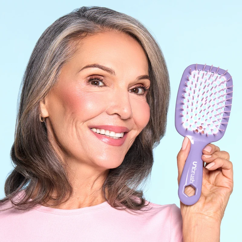 UNbrush Detangling Haarbürste Pastell - Lavendel