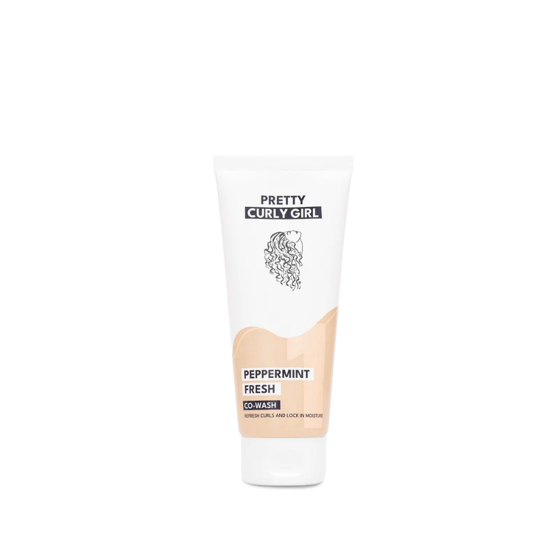 Pretty Curly Girl Pfefferminze Sauberes Shampoo 100ml