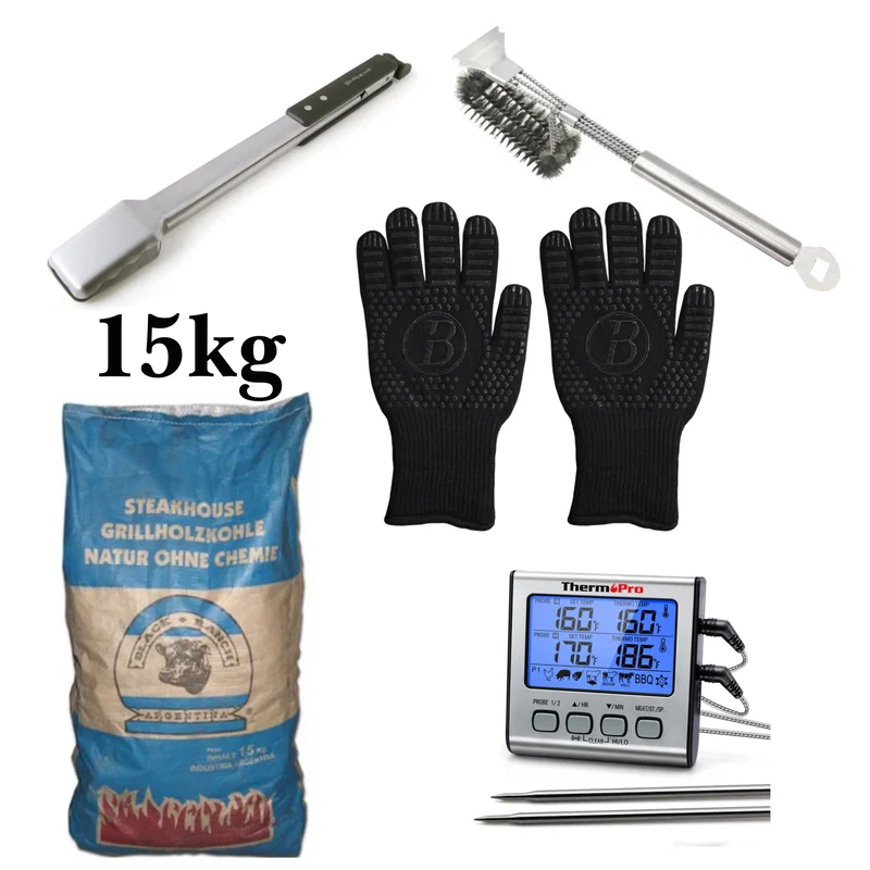 Grillgoods Kohlegrill Starter Set