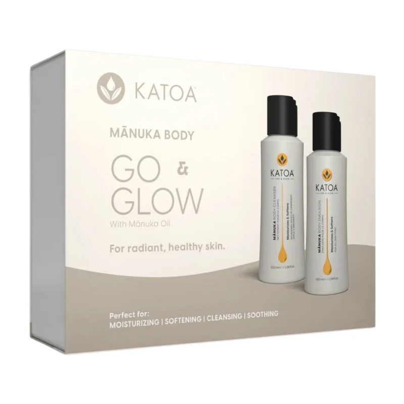 Katoa Mānuka Go & Glow Körper-Reiseset