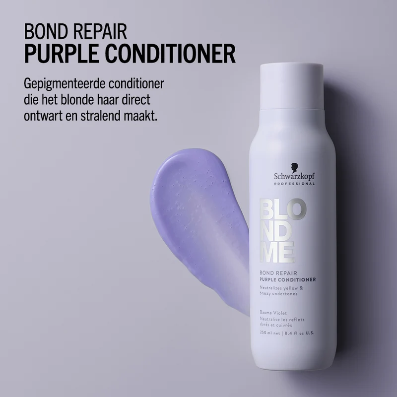 Schwarzkopf Professional BlondMe Bond Repair Lila Conditioner 250ml