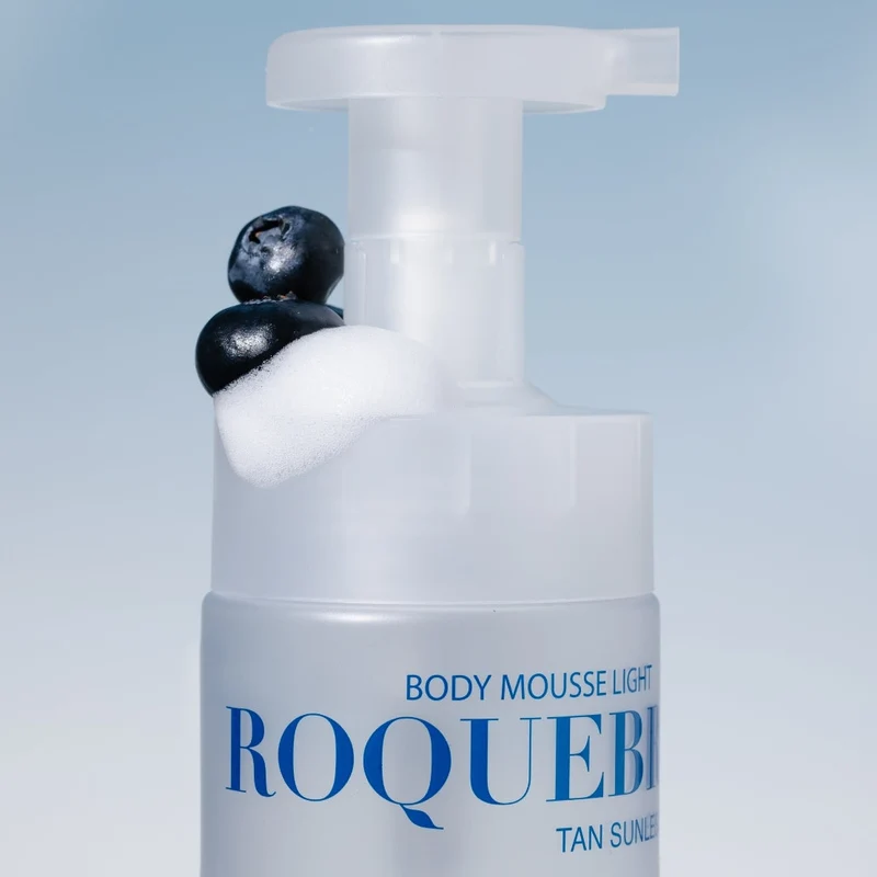 ROQUEBRUN. Body Mousse Light & Handschuhe Set