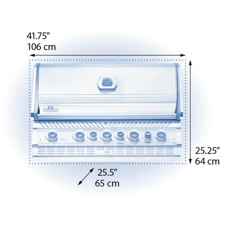 Napoleon Prestige PRO 665 RB, Built-In Erdgas