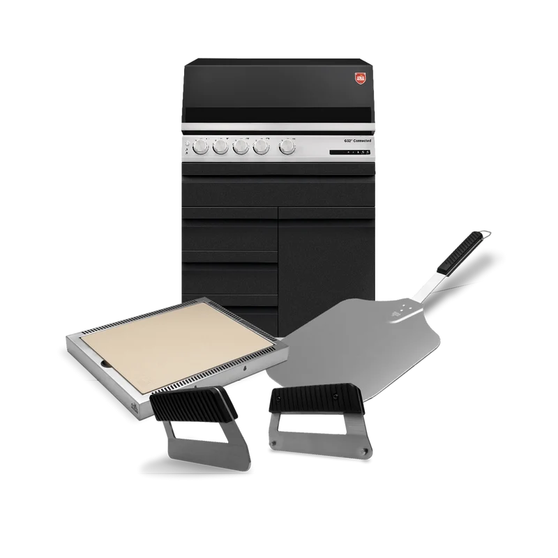 Otto Wilde „Pizza Profi“-Set mit Gasgrill G32 Connected, 3 Schubladen + 1 Tür