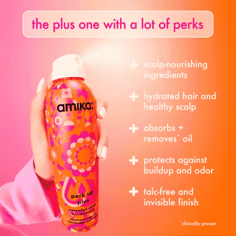 amika perk up plus verlängertes sauberes Trockenshampoo