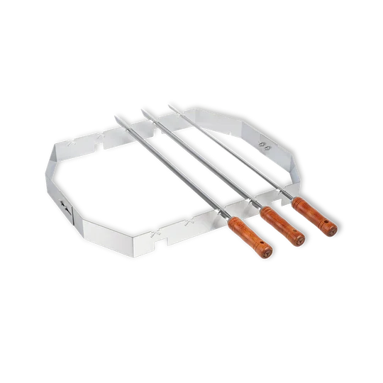 Moesta Grillspieß für Churrasco-Set aus Edelstahl 17 mm - Länge 85 cm