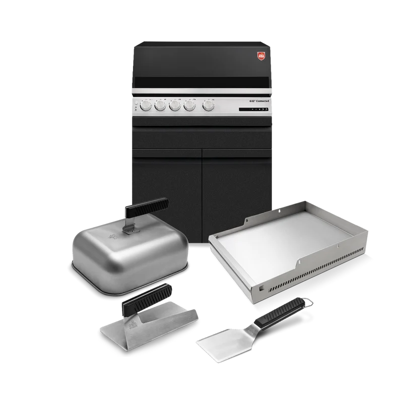 Otto Wilde „Burger Profi“-Set mit Gasgrill G32 Connected 2 Türen