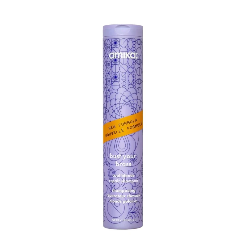 amika bust your brass cool blonde bond repair shampoo