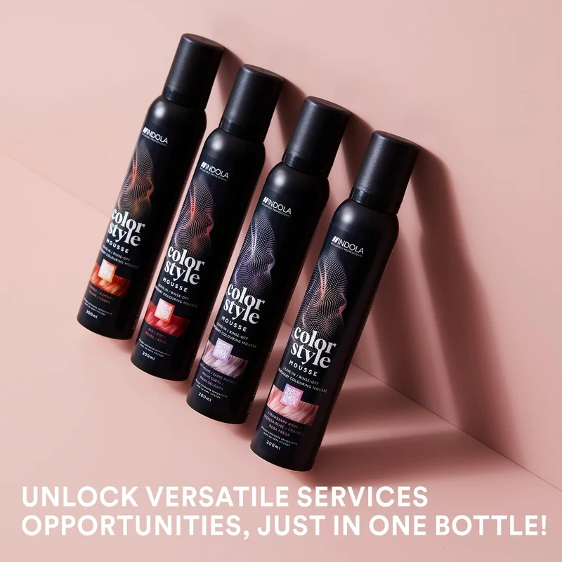 Indola Farbe Stil Mousse