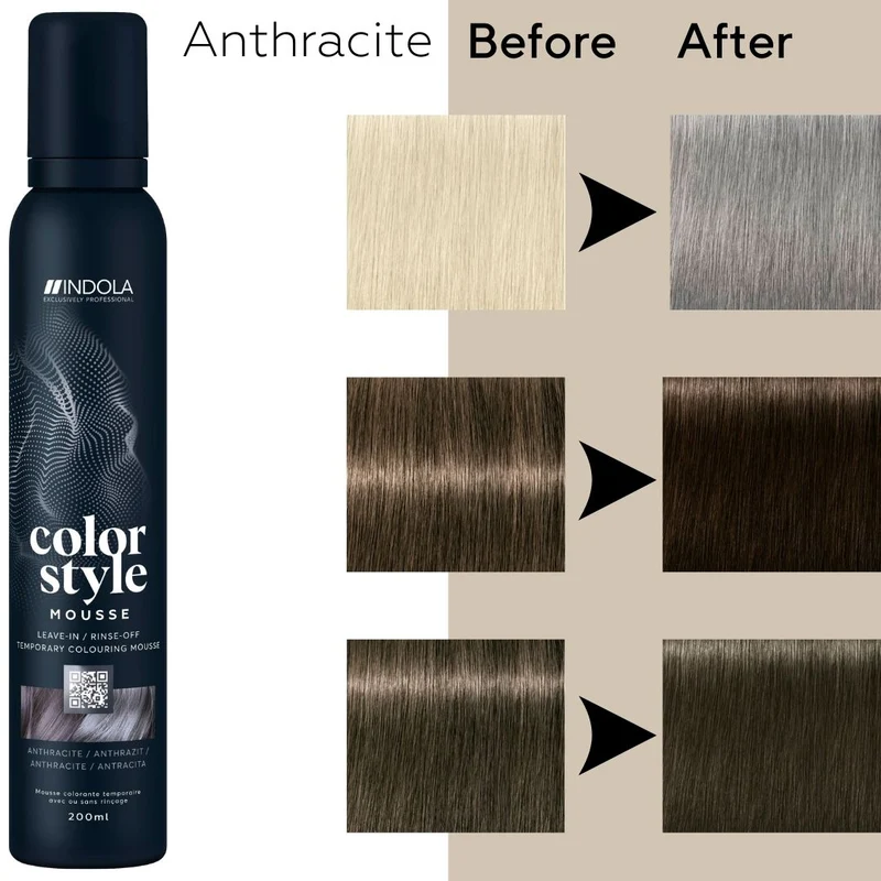 Indola Farbe Stil Mousse