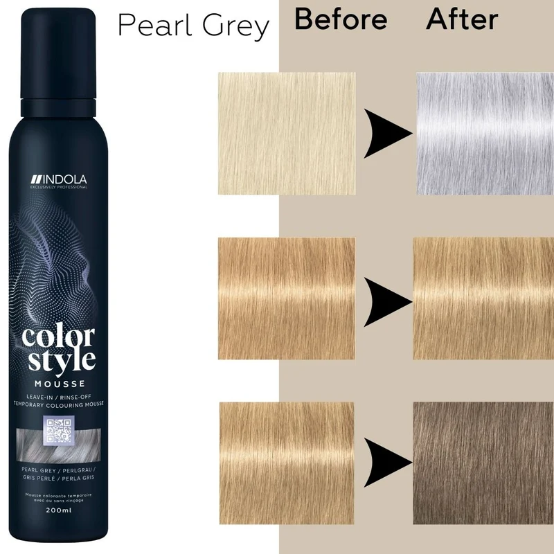 Indola Farbe Stil Mousse