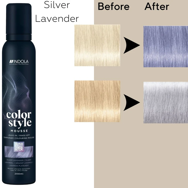 Indola Farbe Stil Mousse