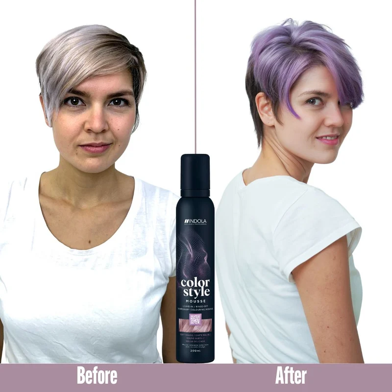 Indola Farbe Stil Mousse