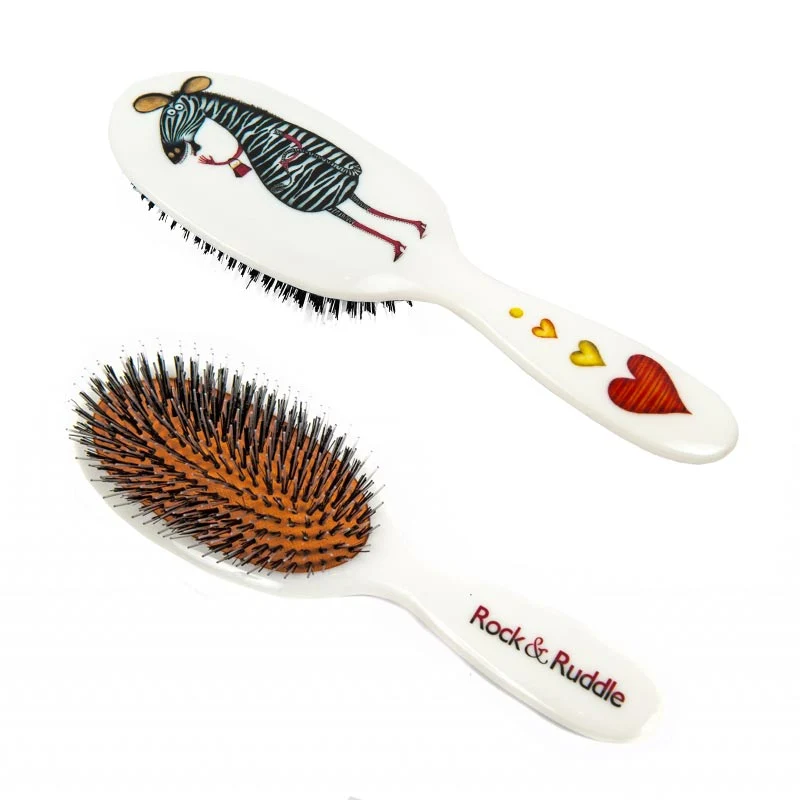 Rock & Ruddle Haarbürste Zebra