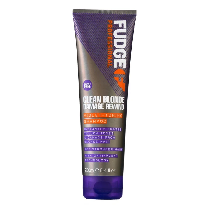 Fudge Clean Blonde Damage Rewind Violet Toning Silver Shampoo