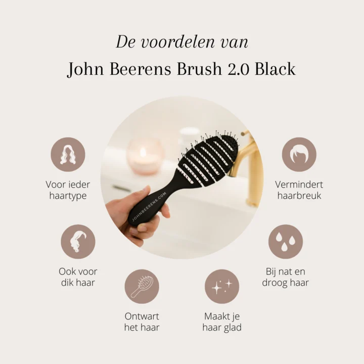 John Beerens Bürste 2.0 Schwarz