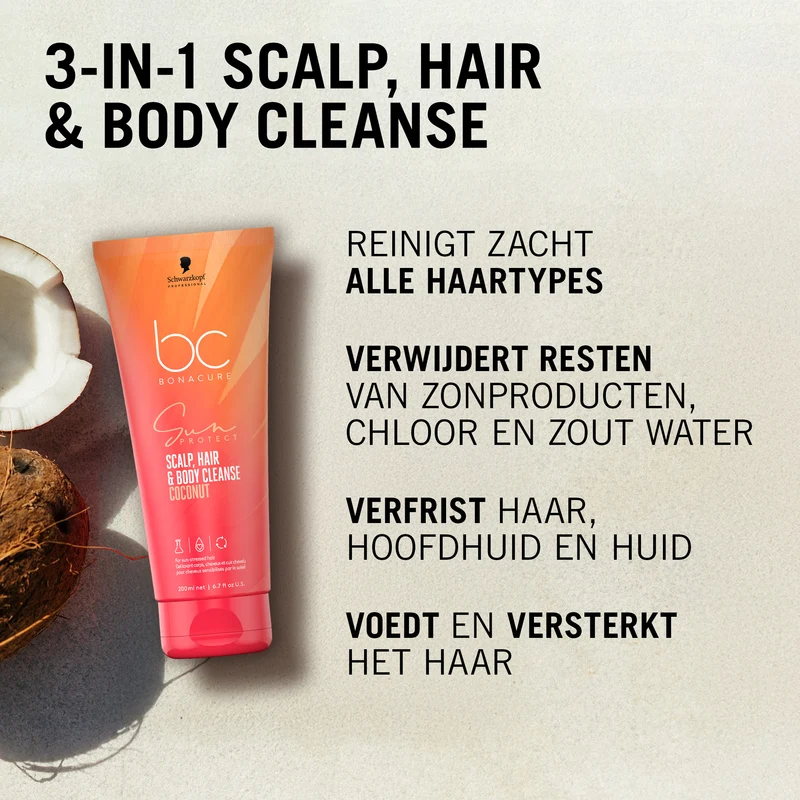 Schwarzkopf Professional Bonacure Sun 3in1 Kopfhaut,Haare&Körper
