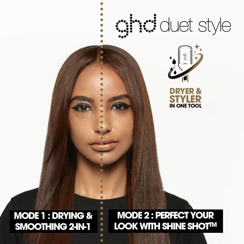 ghd 2-in-1 Heißluftstyler Weiß