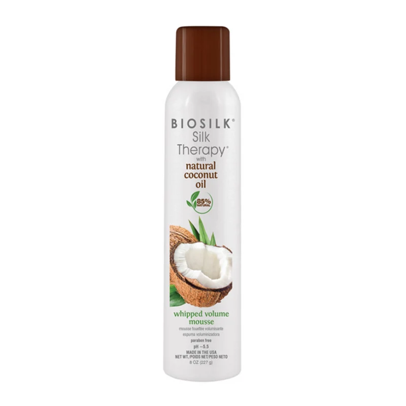Biosilk Silk Therapy mit Kokosnussöl Geschlagenes Volumenmousse 237ml