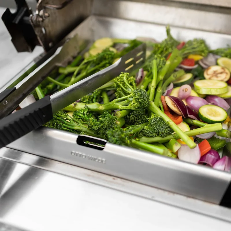 Otto Wilde Grillkorb mit Deckel, 16"