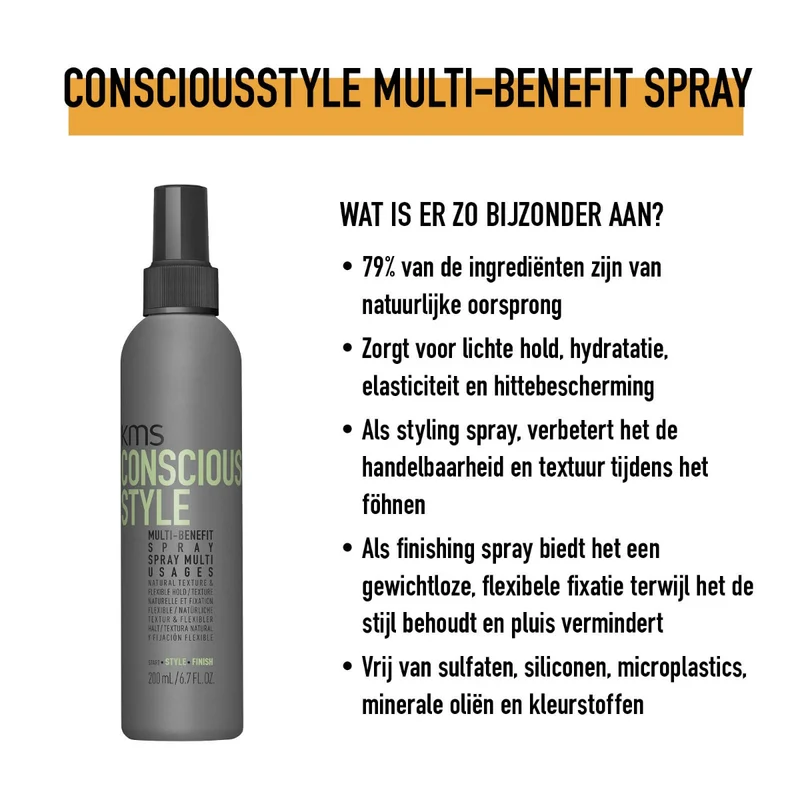 KMS Hair Bewusster Stil Multi-Benefit-Spray 200ml
