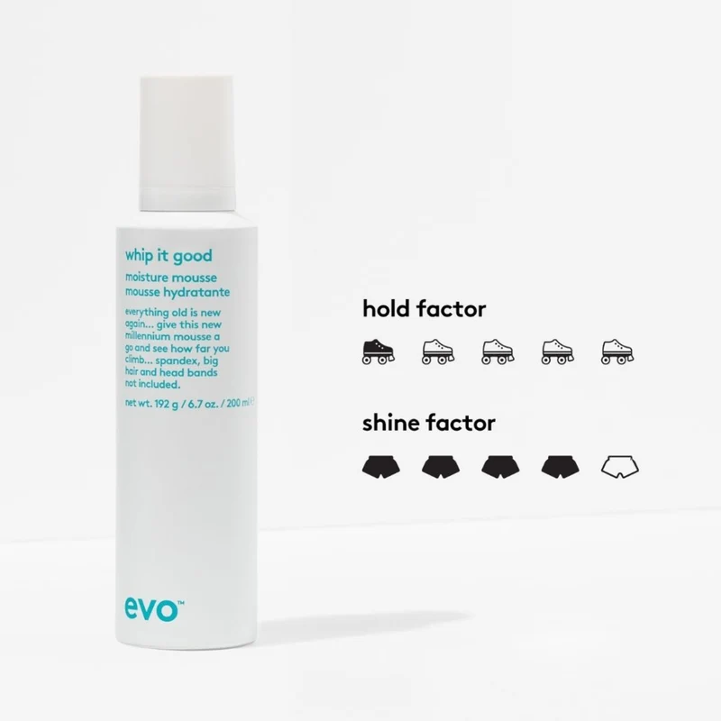 EVO Whip It Good Hydrating Styling Mousse 200 ml