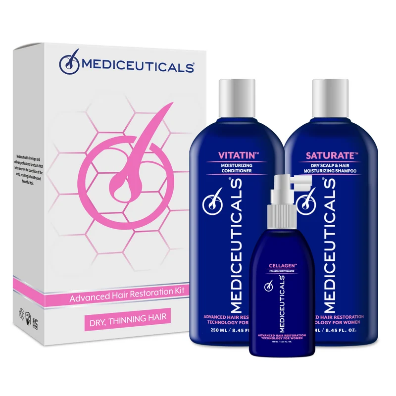 Mediceuticals Advanced Hair Restoration für Frauen Kit Dry