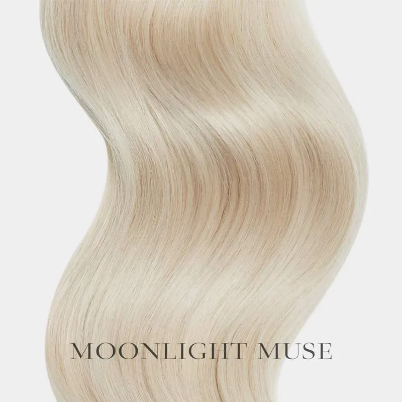 Mondlicht Muse V-Tip Jungfrau Haar Blond Platin Col#60