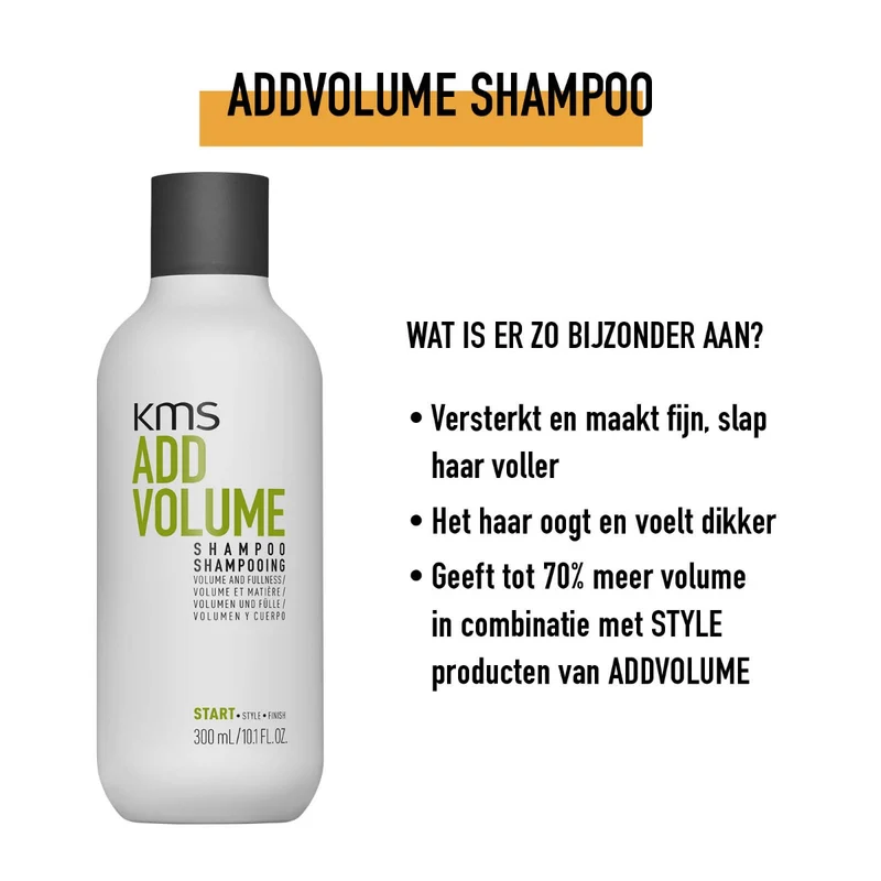 KMS Haar Addvolume Shampoo 750ml