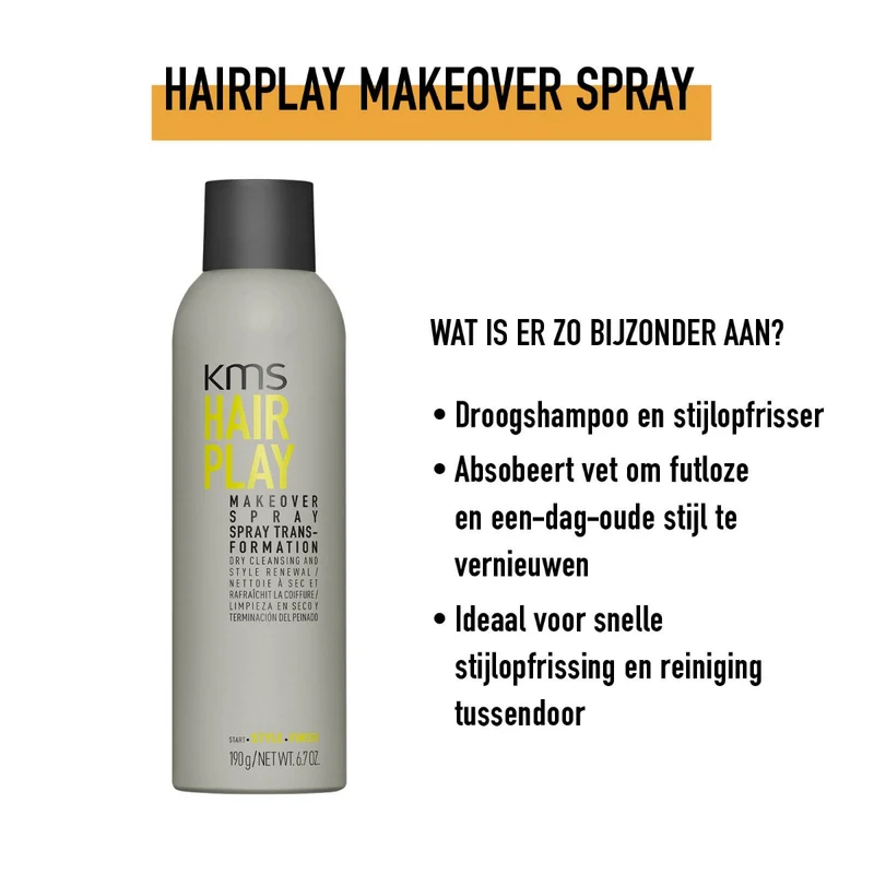 KMS Hair Hairplay Umstyling-Spray 250ml