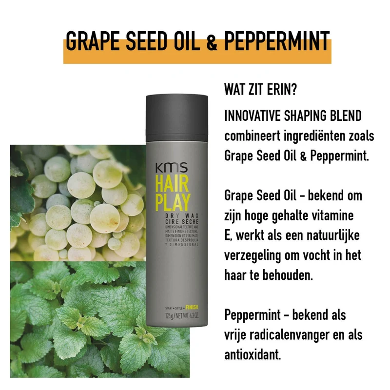 KMS Hair Hairplay Trockenwachs 150ml