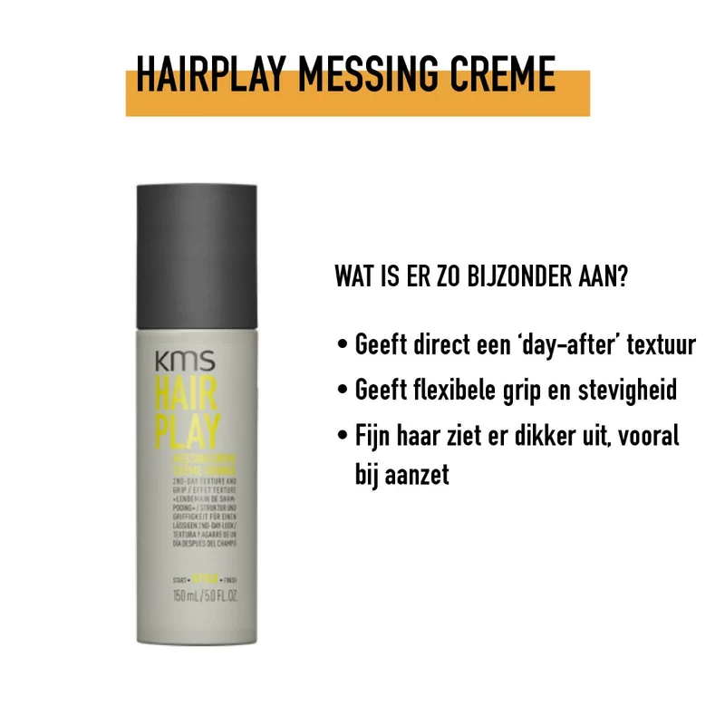 KMS Hair Hairplay Messing Creme 150ml