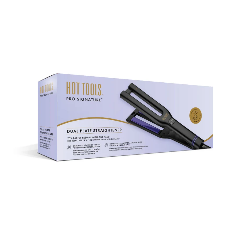 Hot Tools Professionelles Doppelplatten-Glätteisen 9mm