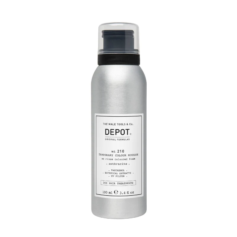 DEPOT NO. 210 TEMPORÄRER FARBMUSCHEL anthrazit 100ML