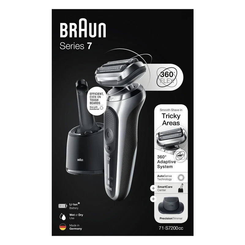 BRAUN Rasierer Braun Serie 7 + Reinigungsstation