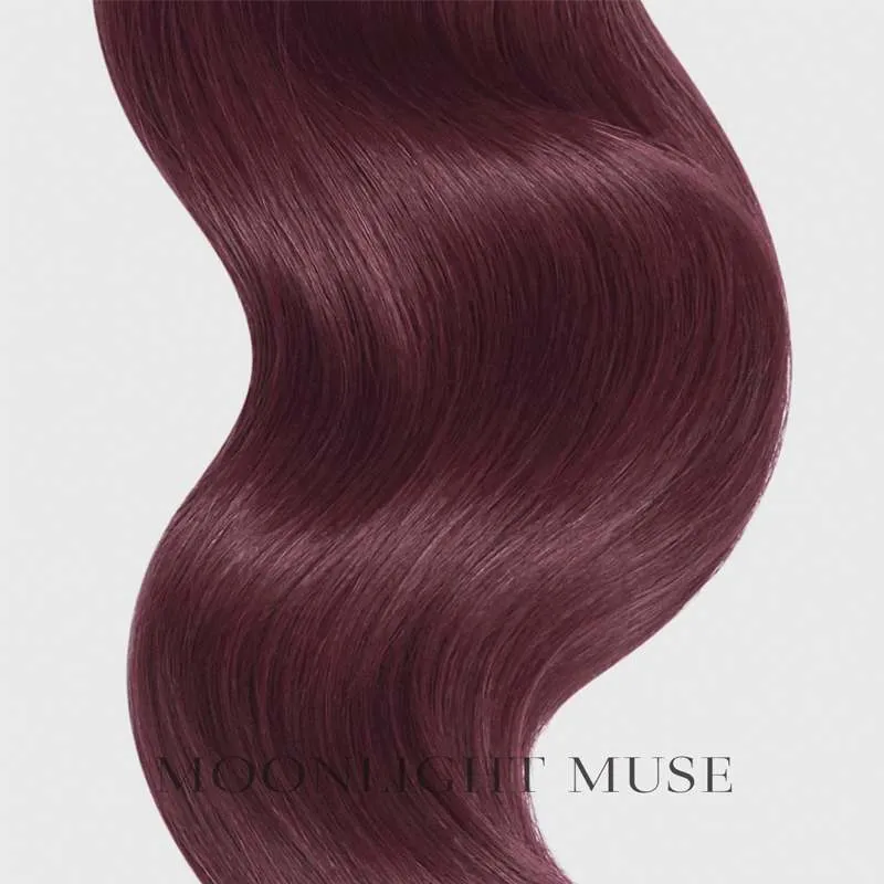 Mondschein Muse Jungfernhaar 65cm V-Spitze Haar Dark Mahogany #99J