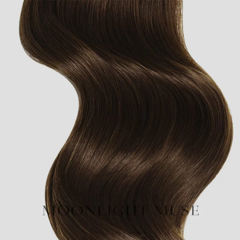 Mondlicht Muse V-Tip Jungfernhaar Braun Warm Col#4