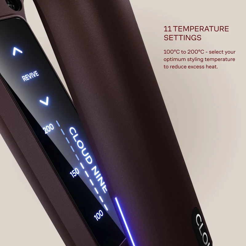 Dark Burgundy Wide Iron Glätteisen