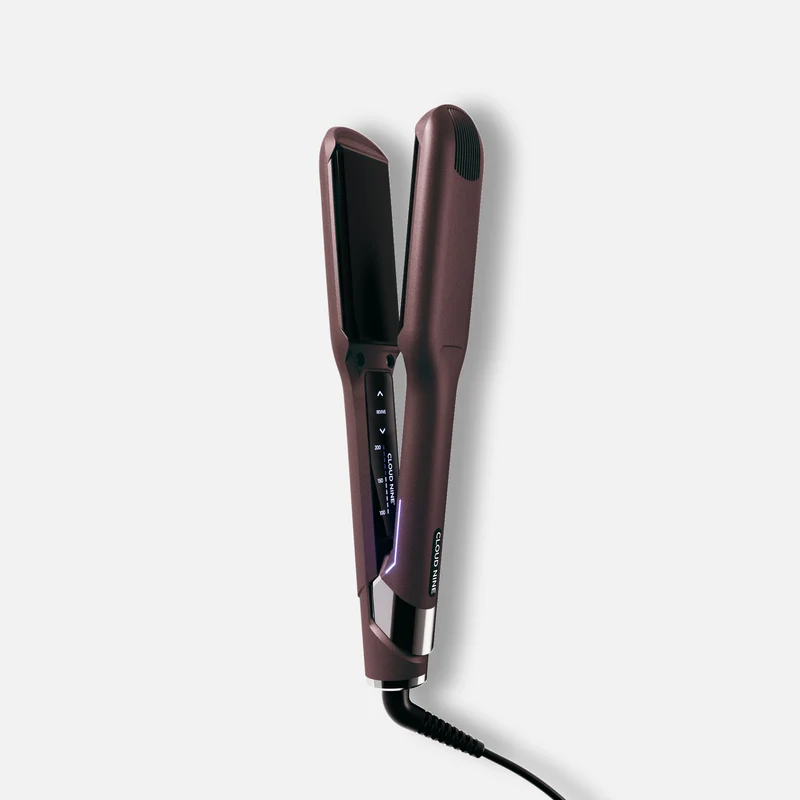 Luxury Dark Burgundy Wide Iron Glätteisen