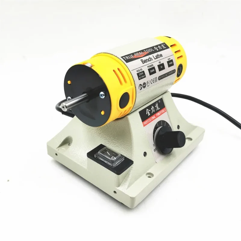 AZIYUHEA 350W Bench Polishing Machine With Flexible Shaft for Jewelry and Woodworking