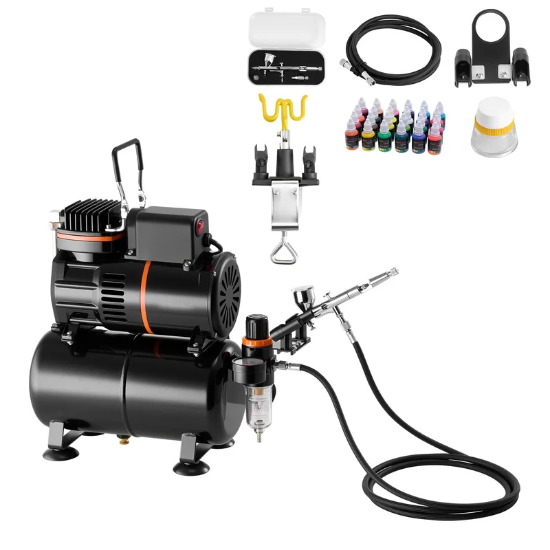 SucceBuy Airbrush Kit With Compressor For Cake And Nail Art