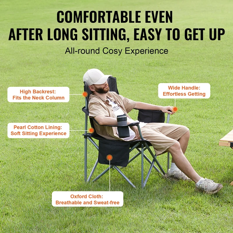 SucceBuy Portable Ultralight Folding Outdoor Camping Chair