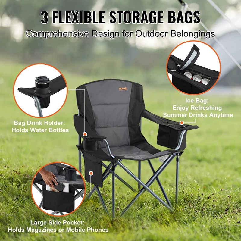 SucceBuy Portable Ultralight Folding Outdoor Camping Chair