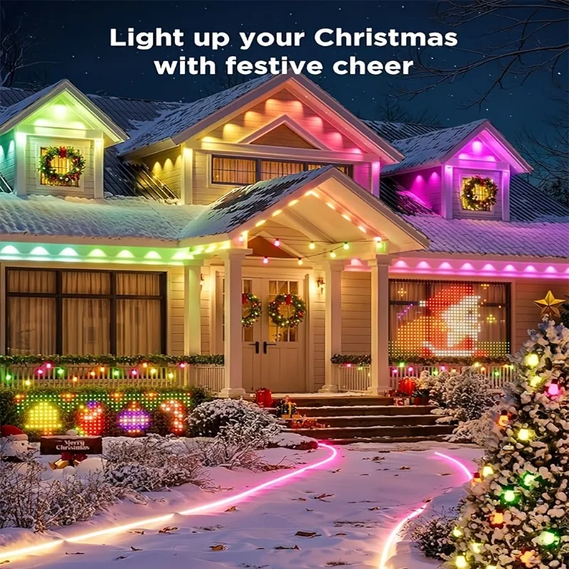 MIMIRGB Smart RGBIC Permanent Outdoor Lights With Scene Modes