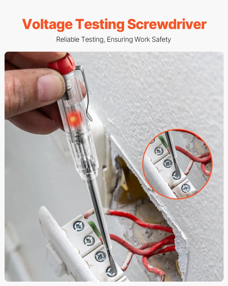 SucceBuy Professional Insulated Screwdriver Set for Electrical Work