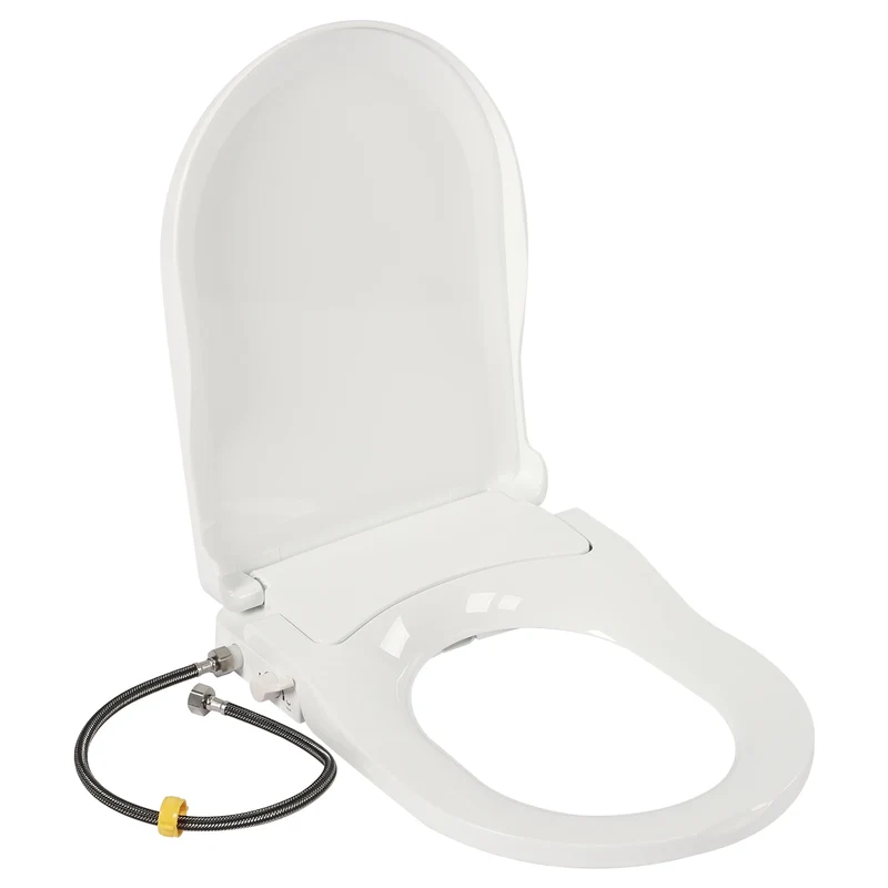 Non Electric Bidet Toilet Seat With Dual Nozzle Cleaning System