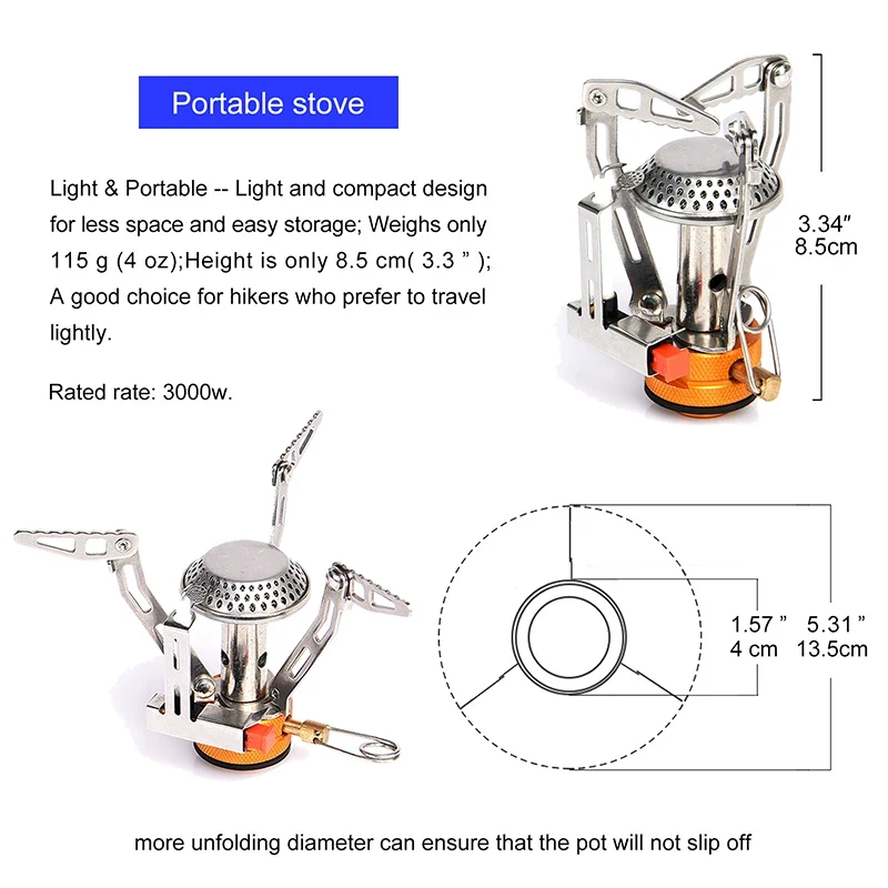 Widesea Camping Cookware Set With Portable Pot And Outdoor Tableware